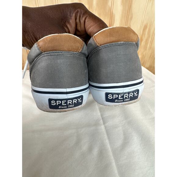 Sperry Striper II CVO Sneakers Men's Size 11 Gray Canvas Low Top Casual Sneakers - Picture 6 of 11